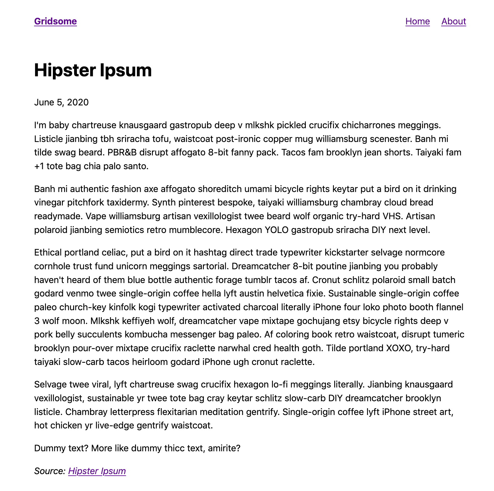 Our new Markdown post.